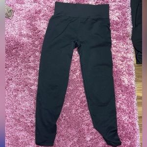 Victoria Secret PINK black athletic leggings